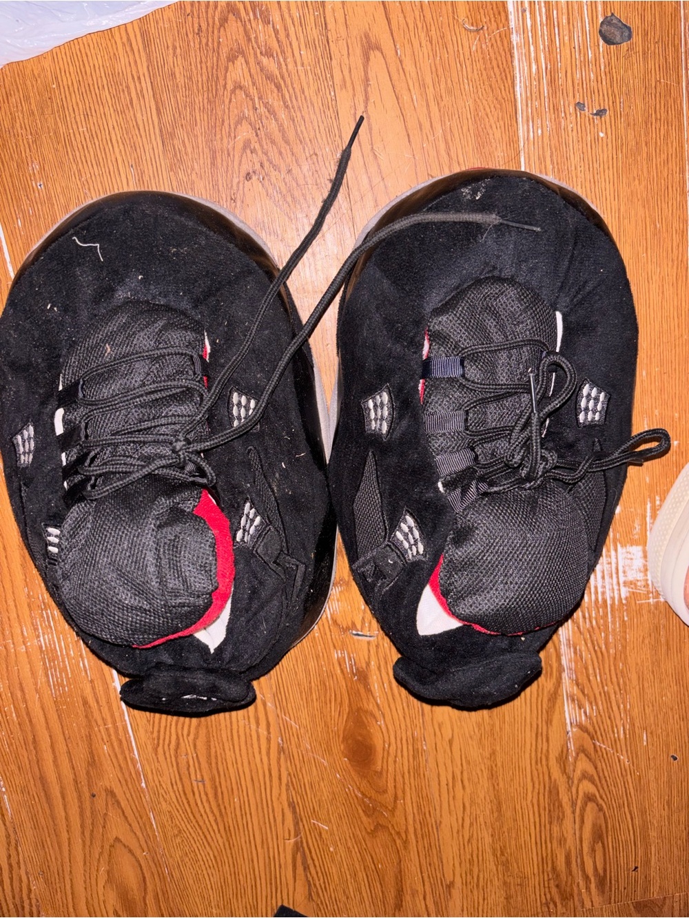 & Other Stories Black Kids Sneakers with Red Accents